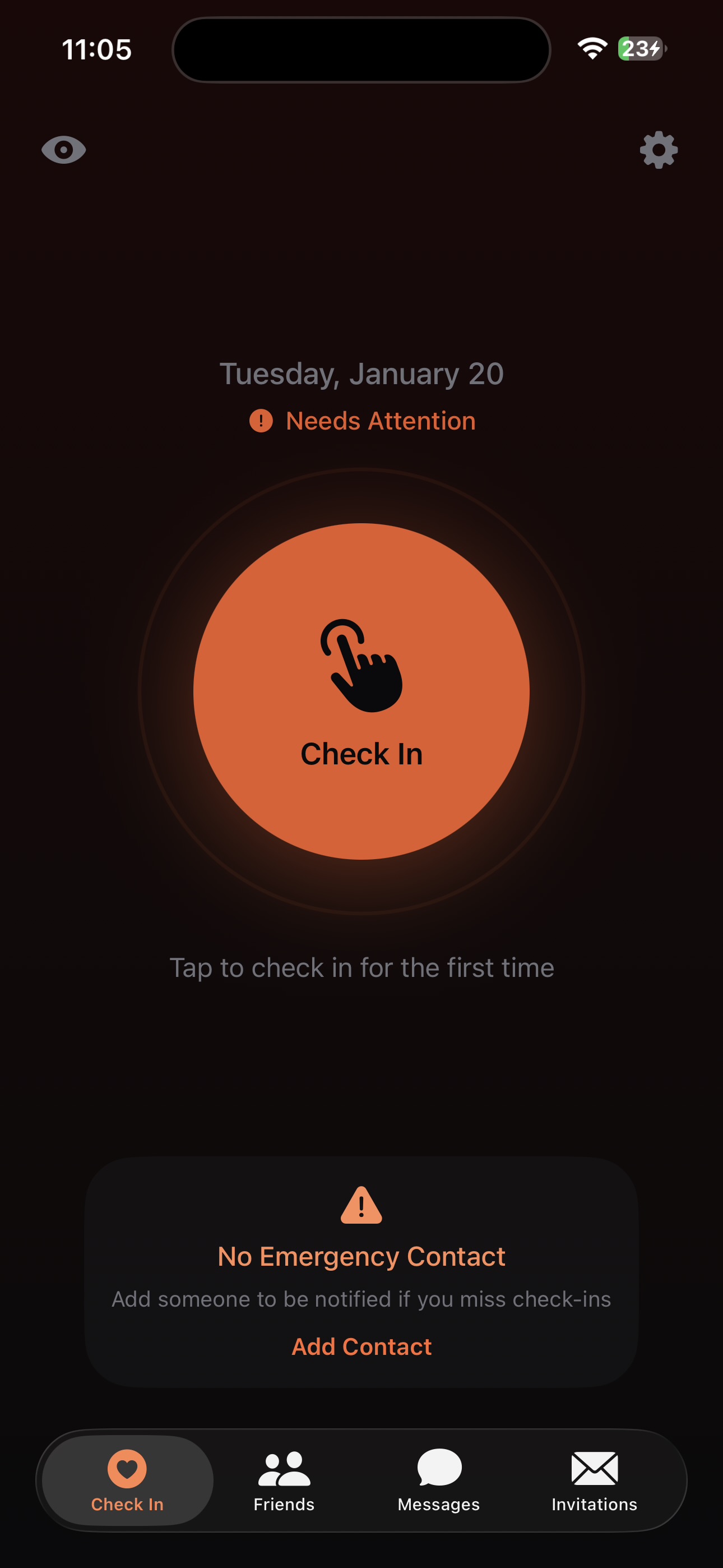 DidYouDie? — Safety Check-In App preview