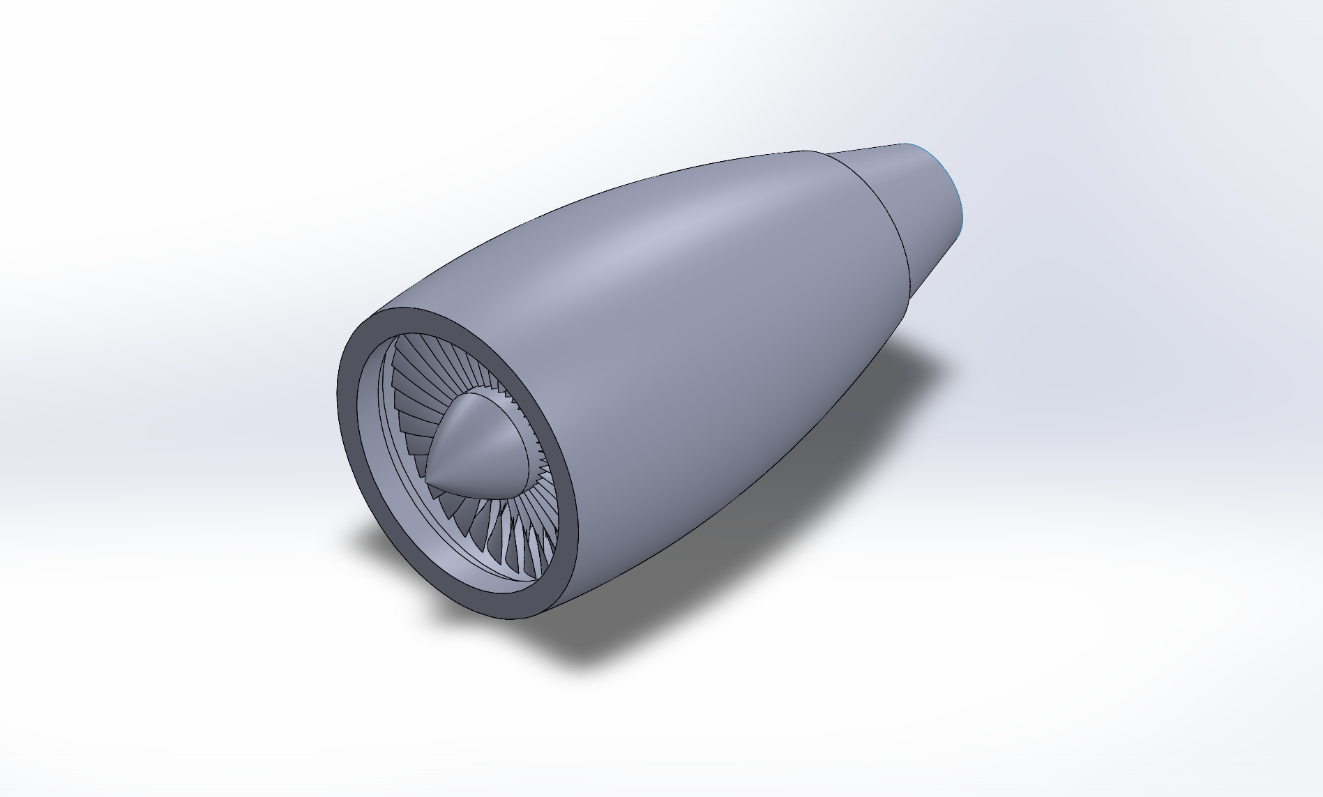 Twin-Spool Jet Engine Prototype